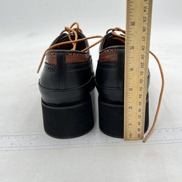Mens Comfort Shoes Dress Cap Toe Lace-up Classic Genuine Leather Oxfords Flats main image 4